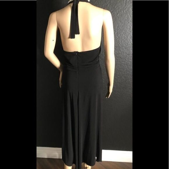 Bobbie Bee Black Halter Dress - Picture 5 of 8